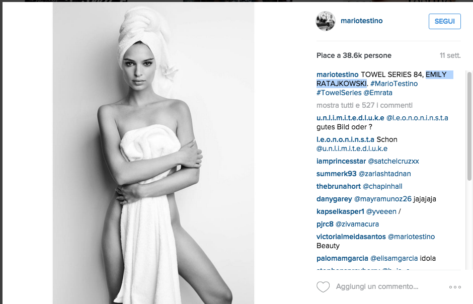 Da Kristen Stewart a Kate Moss, tutti nudi per le towel series di Mario Testino