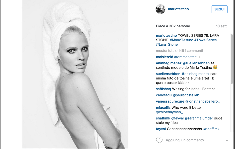 Da Kristen Stewart a Kate Moss, tutti nudi per le towel series di Mario Testino