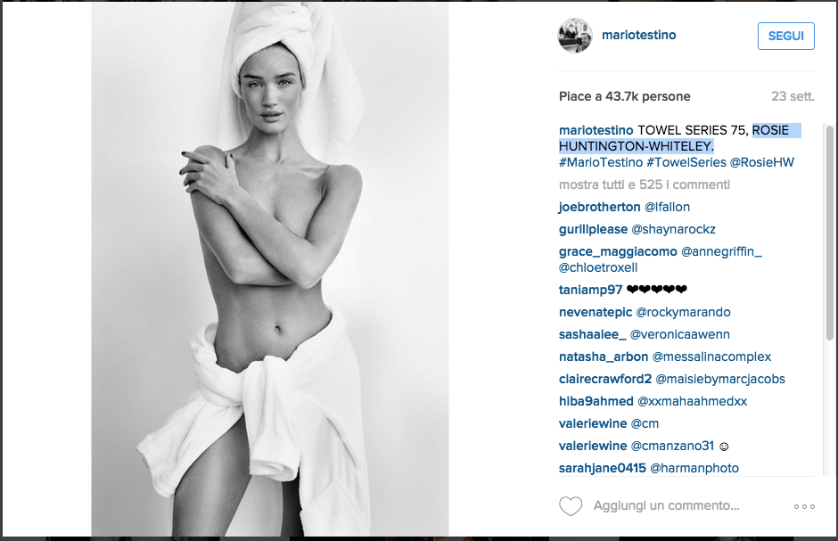 Da Kristen Stewart a Kate Moss, tutti nudi per le towel series di Mario Testino