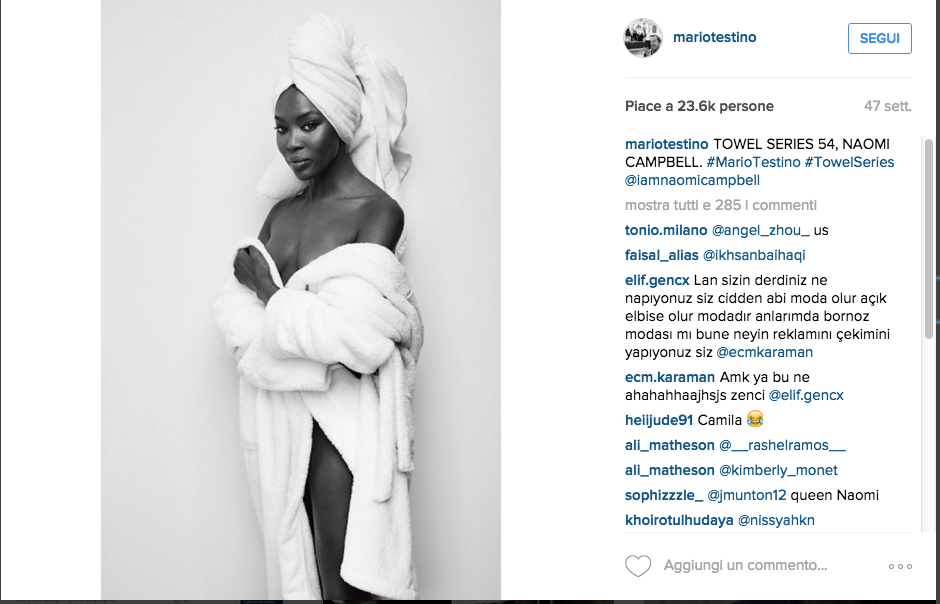 Da Kristen Stewart a Kate Moss, tutti nudi per le towel series di Mario Testino