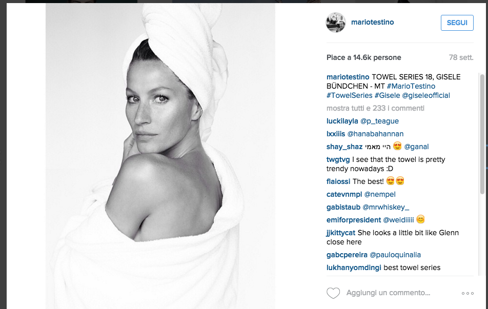 Da Kristen Stewart a Kate Moss, tutti nudi per le towel series di Mario Testino