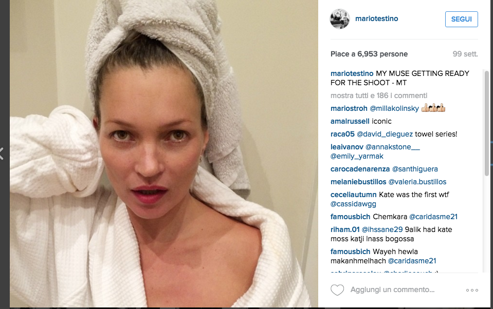 Da Kristen Stewart a Kate Moss, tutti nudi per le towel series di Mario Testino