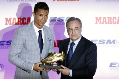 Cristiano Ronaldo ha vinto la sua quarta scarpa d’oro: 48 gol in 35 partite