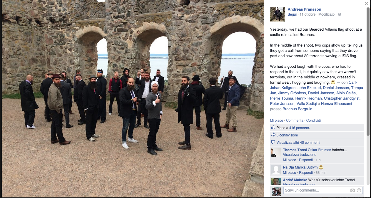 Terroristi? No, hipster