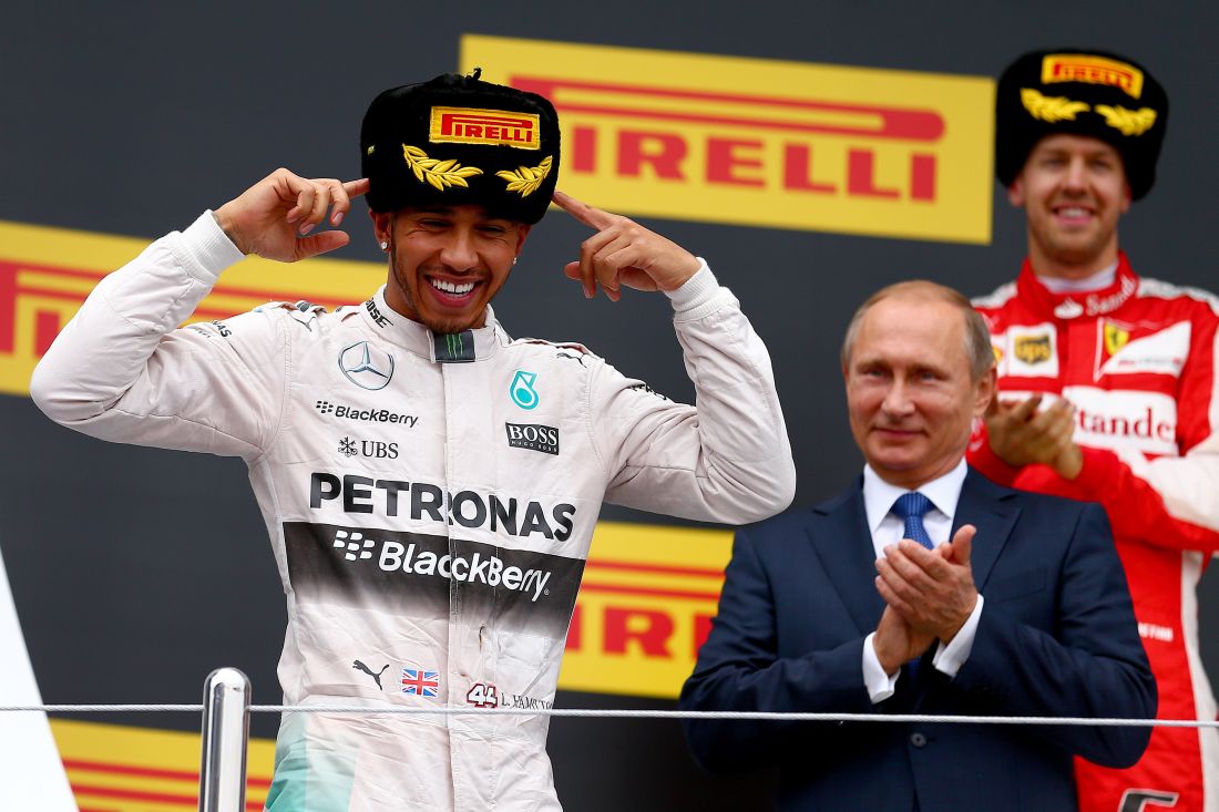 Gp Russia: Hamilton senza rivali, Ferrari sul podio con Vettel (2°)
