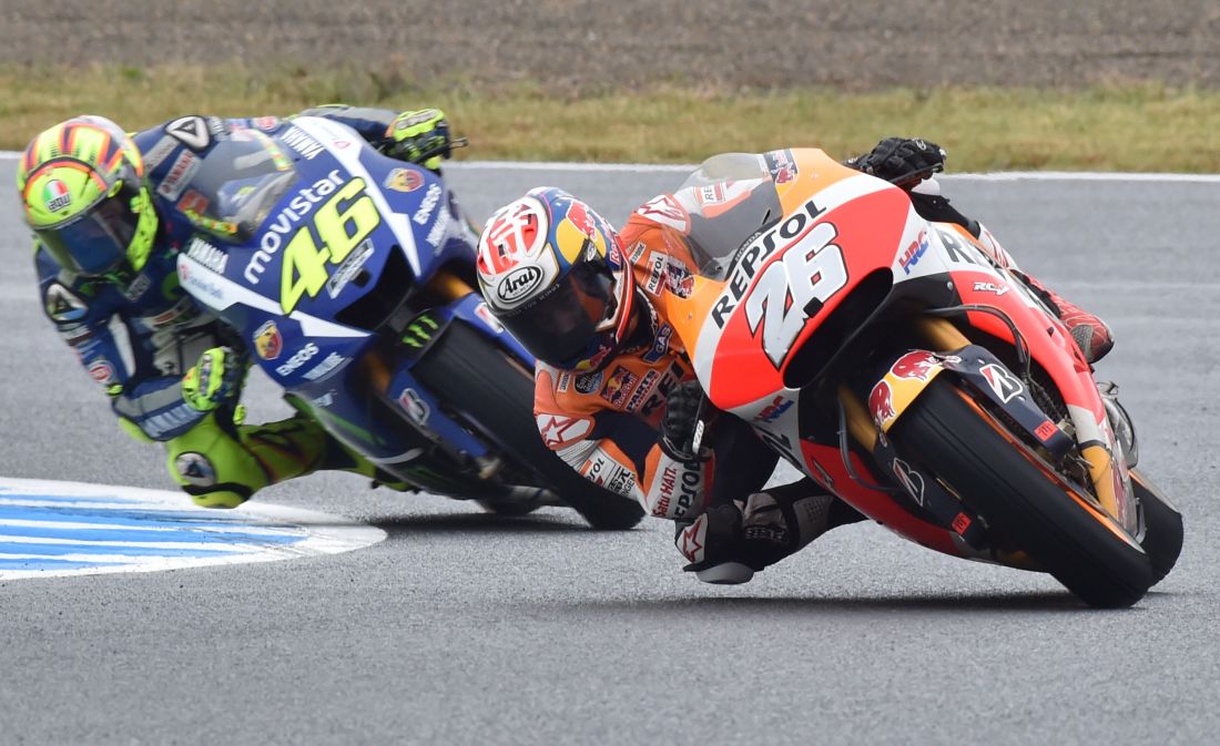 Gp Giappone: Lorenzo si sgonfia, Pedrosa vince e Rossi è 2° Gp Giappone: Lorenzo si sgonfia, Pedrosa vince e Rossi è 2°