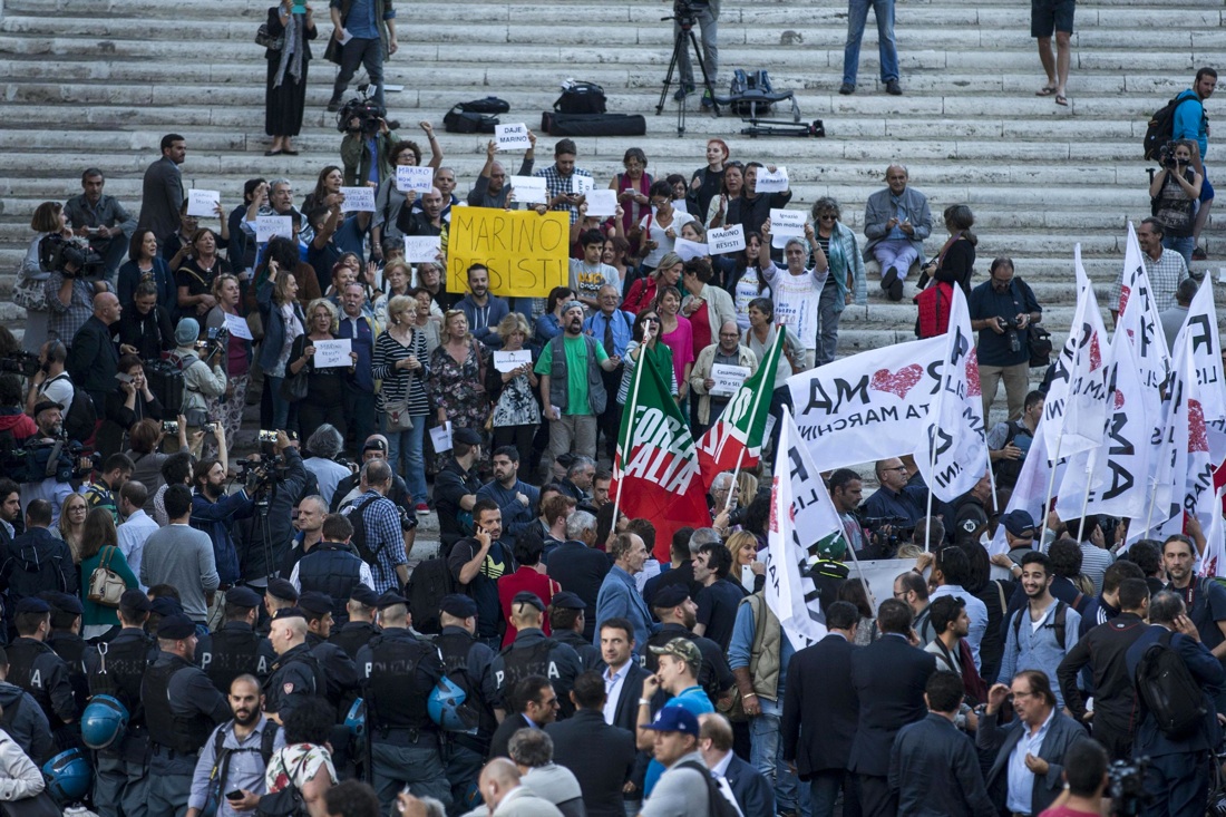 Ignazio Marino si è dimesso da sindaco di Roma – FOTO