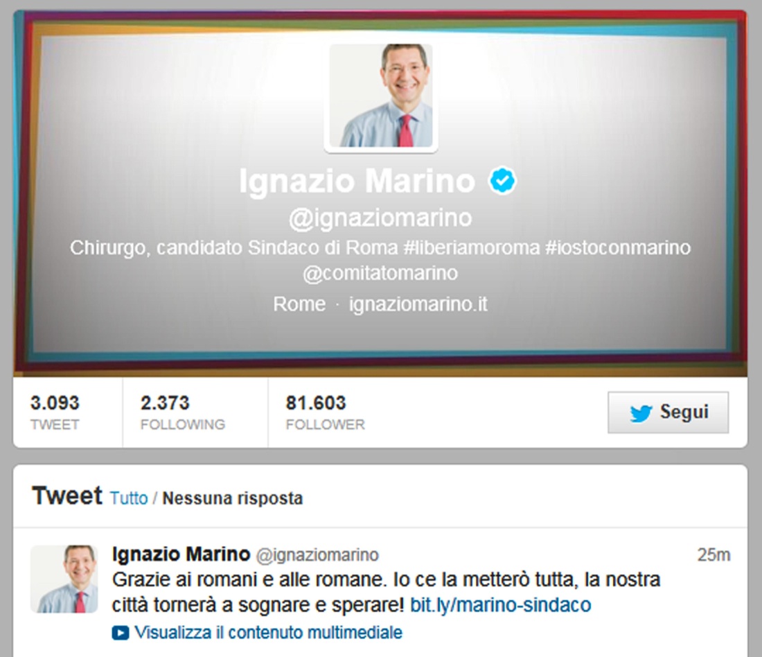 Ignazio Marino sindaco dimissionario: la storia in 30 foto