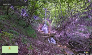 Google Street View nel Parco della Majella
