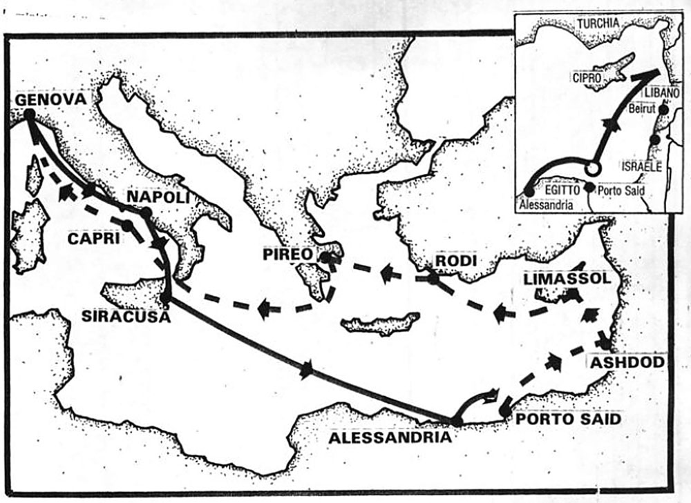 Il sequestro dell’Achille Lauro, 30 anni fa – Foto