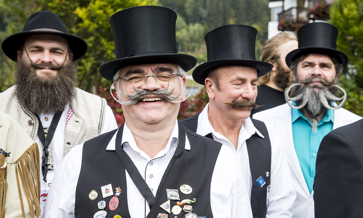 Barbe e baffi: i campionati mondiali in Austria