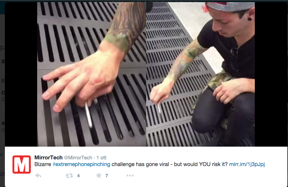 Extreme Phone Pinching, quando gli smartphone rischiano la vita Extreme Phone Pinching, quando gli smartphone rischiano la vita