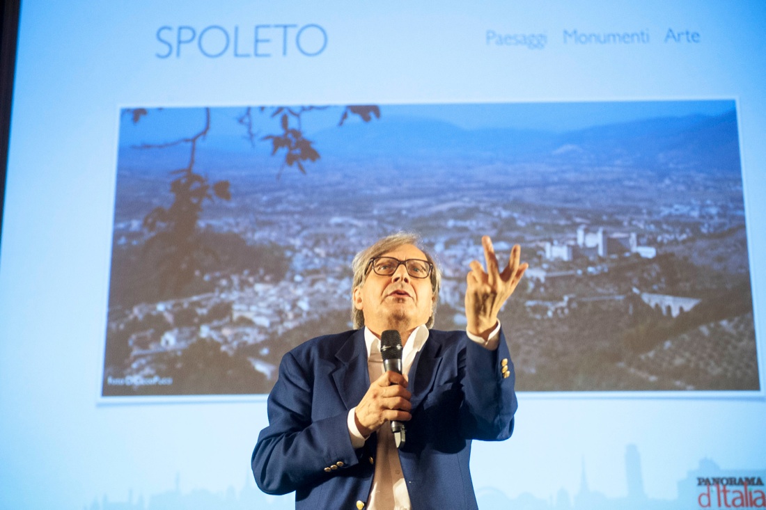 Spoleto città d’arte scoperta con Vittorio Sgarbi