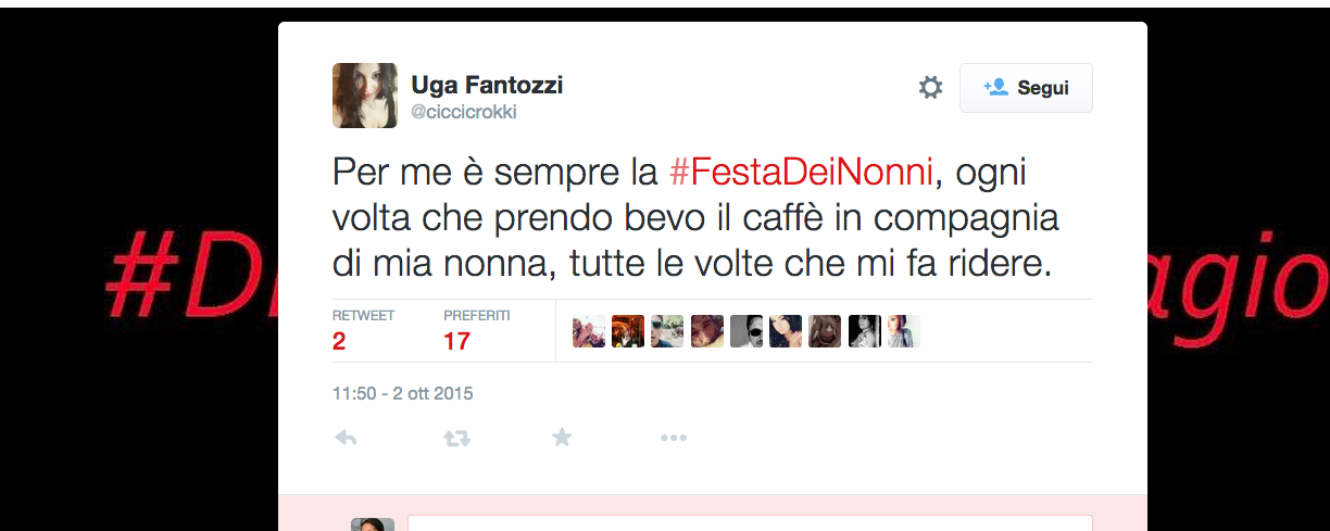 La festa dei nonni vista da Twitter