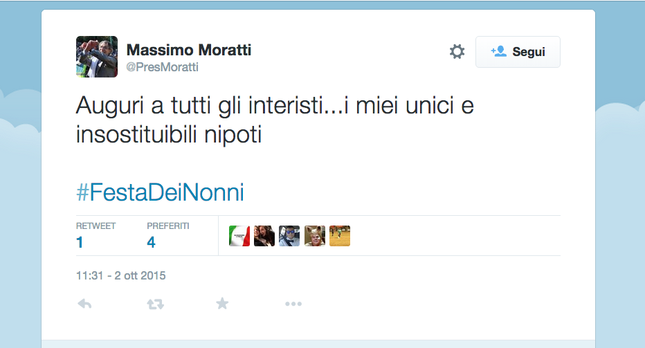 La festa dei nonni vista da Twitter