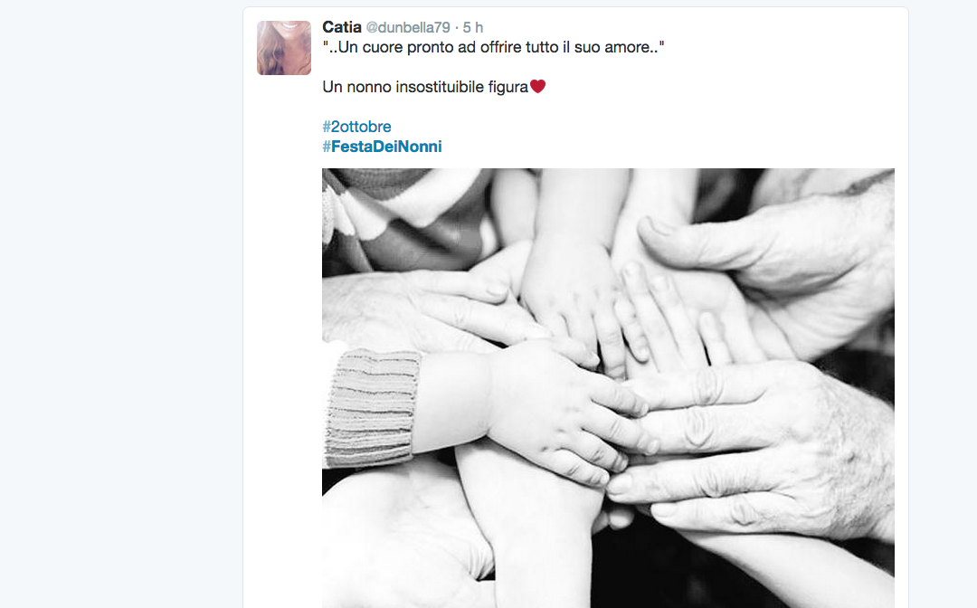 La festa dei nonni vista da Twitter