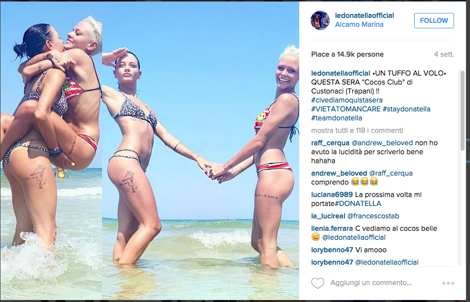 Le Donatella: “Con Corona se son rose fioriranno” Le Donatella: “Con Corona se son rose fioriranno”