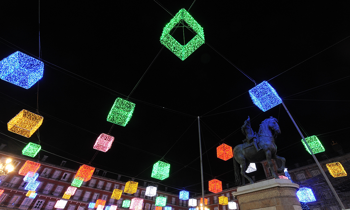 Le luci di Natale a Madrid