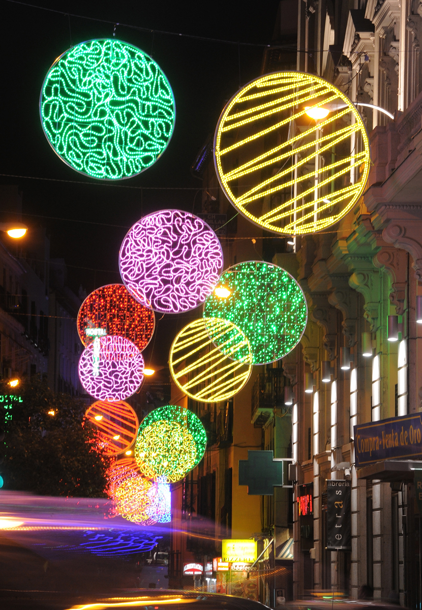Le luci di Natale a Madrid