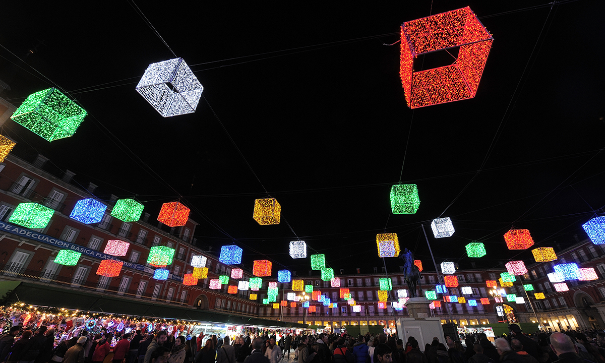 Le luci di Natale a Madrid