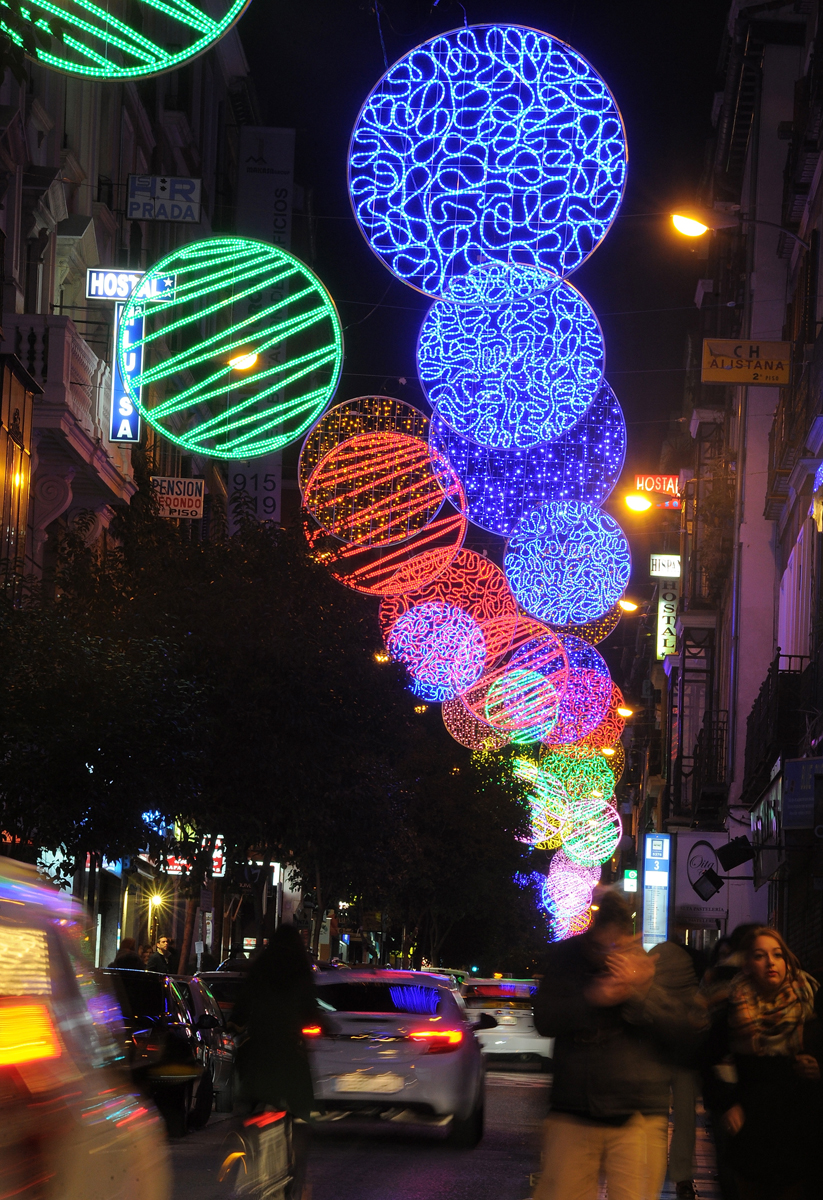 Le luci di Natale a Madrid