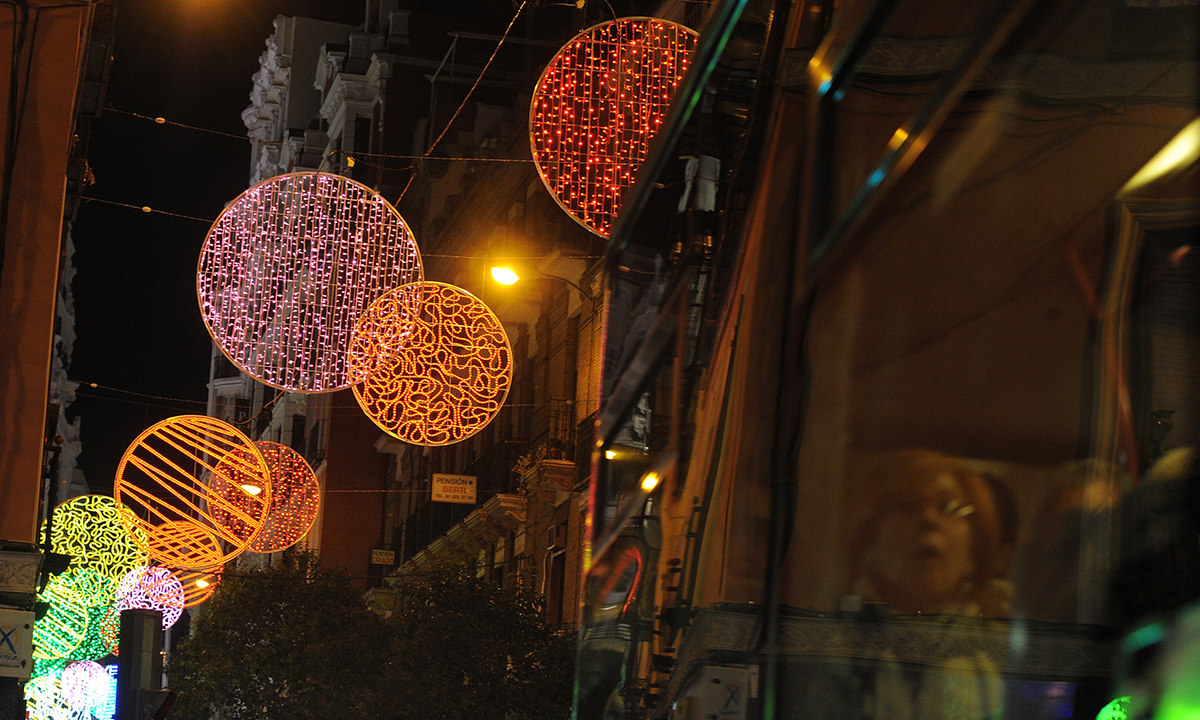 Le luci di Natale a Madrid