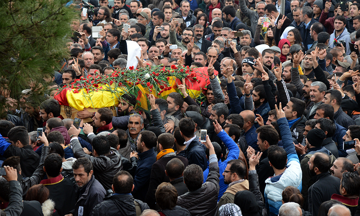 Turchia, 50.000 ai funerali dell’avvocato dei curdi – Foto