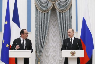 Putin – Hollande: a Mosca l’alleanza anti-Isis