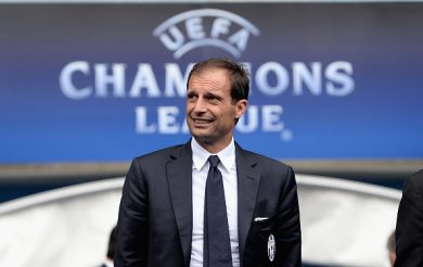 La vittoria della Juve sul Manchester e le dediche di Allegri