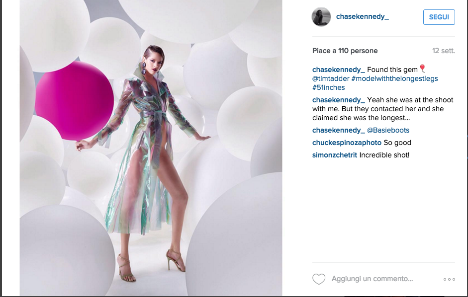 Chase Kennedy, la modella con le gambe più lunghe d’America Chase Kennedy, la modella con le gambe più lunghe d’America