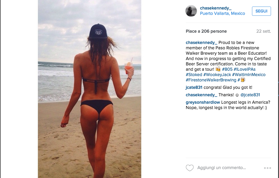 Chase Kennedy, la modella con le gambe più lunghe d’America Chase Kennedy, la modella con le gambe più lunghe d’America