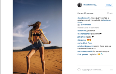 Chase Kennedy, la modella con le gambe più lunghe d’America