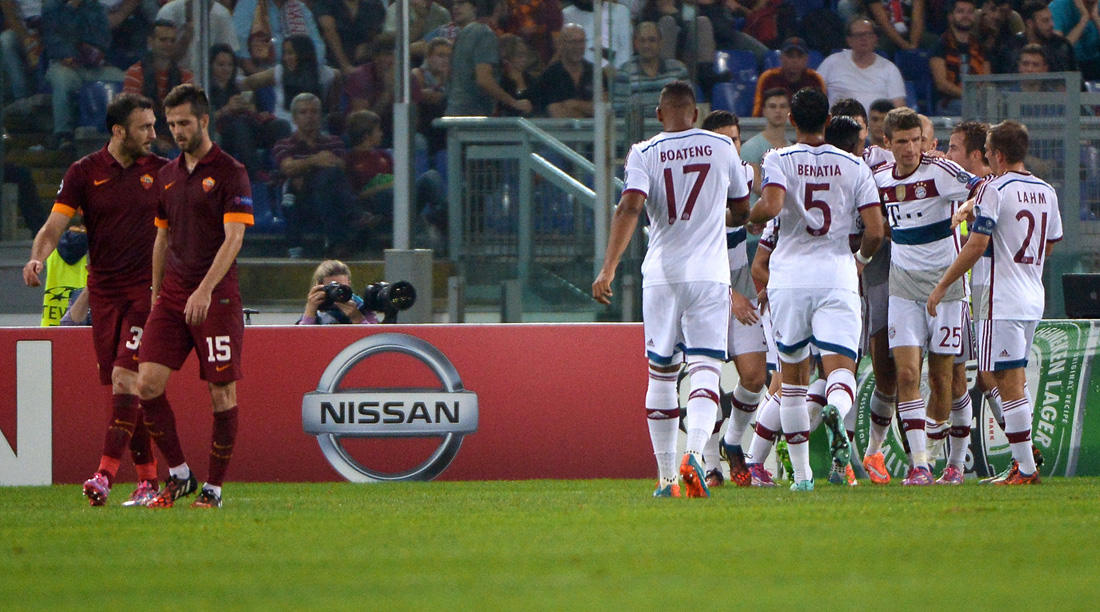 Juve e Roma, l’Italia a due velocità contro le grandi d’Europa Juve e Roma, l’Italia a due velocità contro le grandi d’Europa