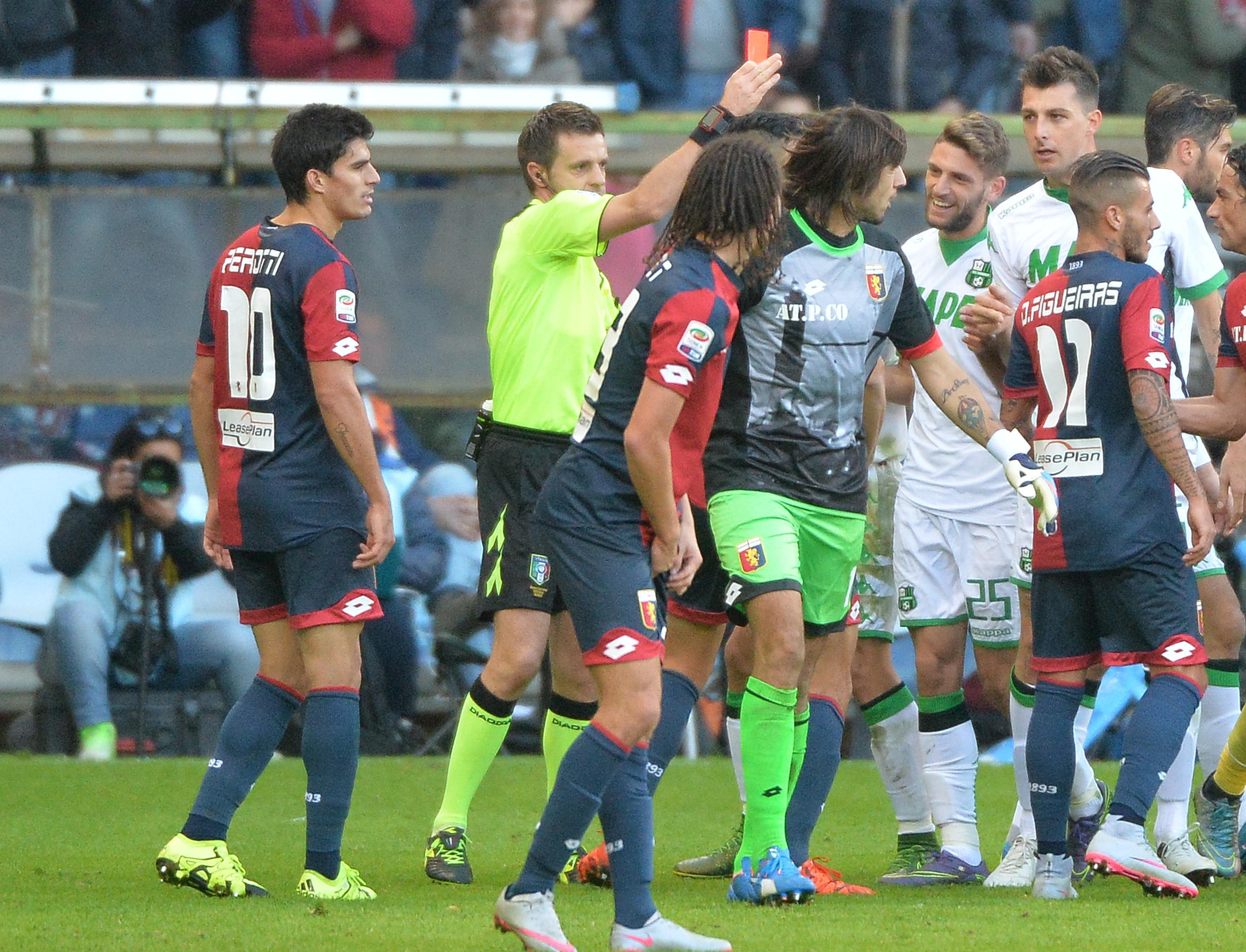 Berardi e il record (scomodo) di squalifiche: la storia dei suoi raptus Berardi e il record (scomodo) di squalifiche: la storia dei suoi raptus