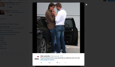 Gerard Piquè svela il mistero della foto con Ibrahimovic