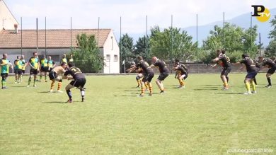 La “haka” degli Amatori Sulmona Old Rugby