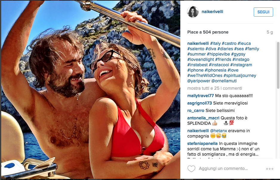 Yari Carrisi e Naike Rivelli: storia d’amore al capolinea Yari Carrisi e Naike Rivelli: storia d’amore al capolinea