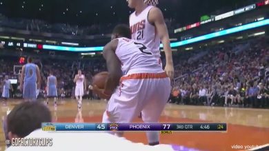 Gallinari ed il “vaffa” all’arbitro