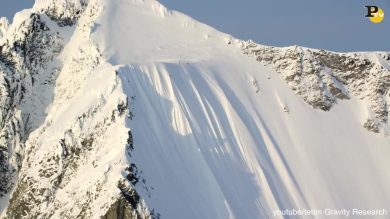 Sciatore cade da montagna per 500 metri; salvo