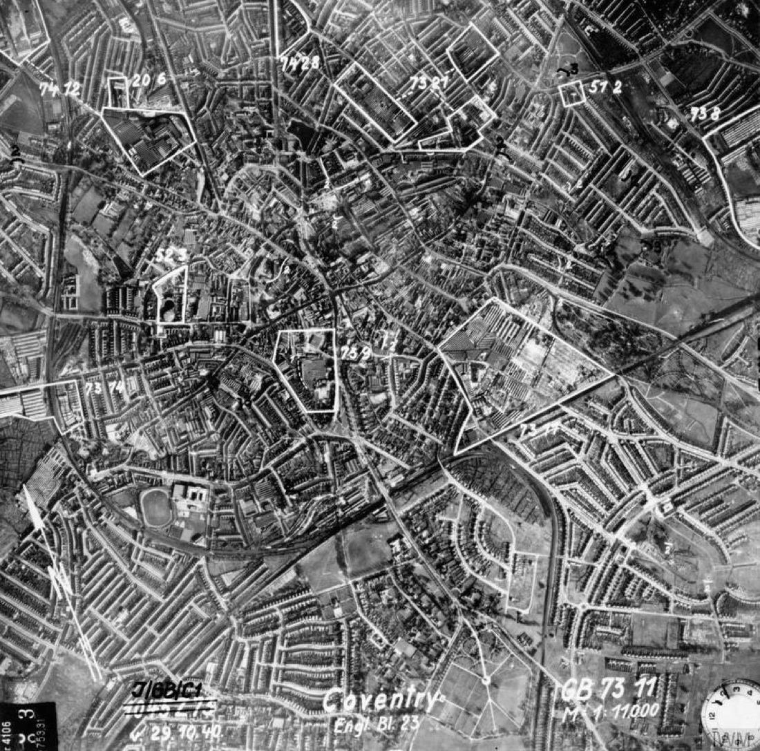 Il bombardamento di Coventry del 14 novembre 1940 – foto Il bombardamento di Coventry del 14 novembre 1940 – foto