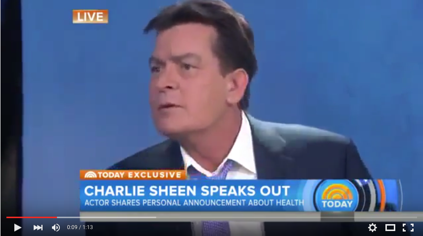 Charlie Sheen è sieropositivo Charlie Sheen è sieropositivo