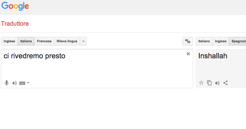 Sul traduttore di Google “Allah non è grande” diventa “Allah is great”