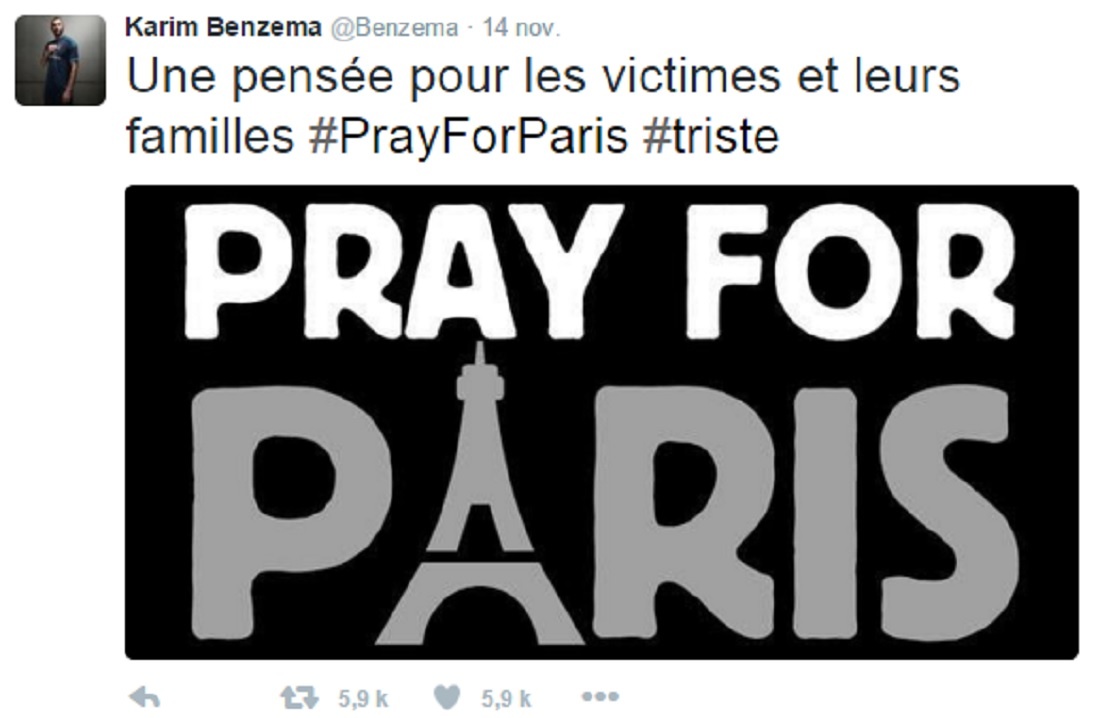 Strage di Parigi: la solidarietà dei calciatori musulmani alle vittime Strage di Parigi: la solidarietà dei calciatori musulmani alle vittime