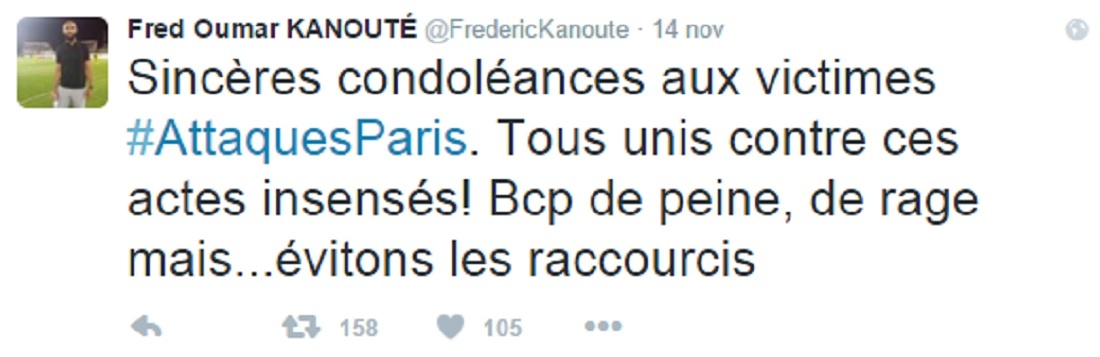 Strage di Parigi: la solidarietà dei calciatori musulmani alle vittime Strage di Parigi: la solidarietà dei calciatori musulmani alle vittime