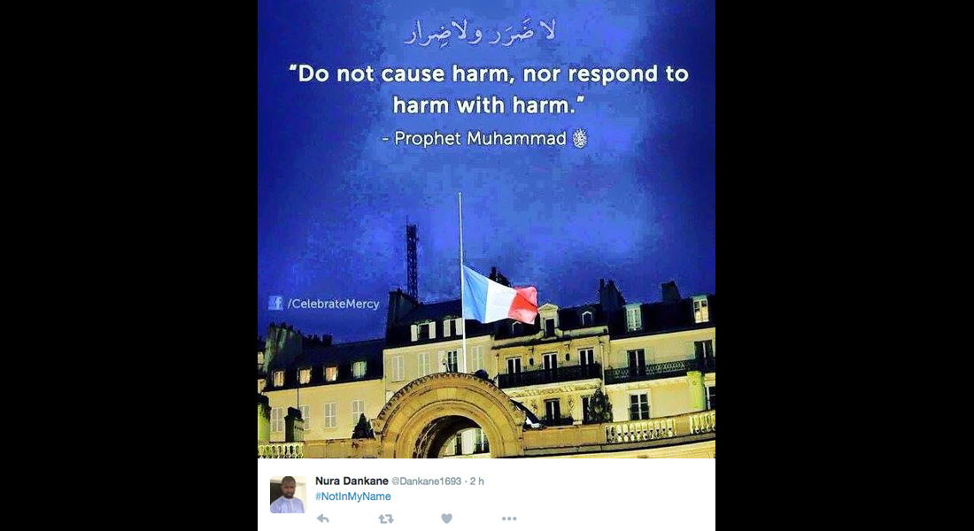 #NotInMyName: via Twitter la condanna dei musulmani alla strage di Parigi #NotInMyName: via Twitter la condanna dei musulmani alla strage di Parigi