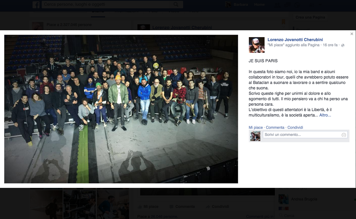 #PrayforParis, la solidarietà laica dello showbiz