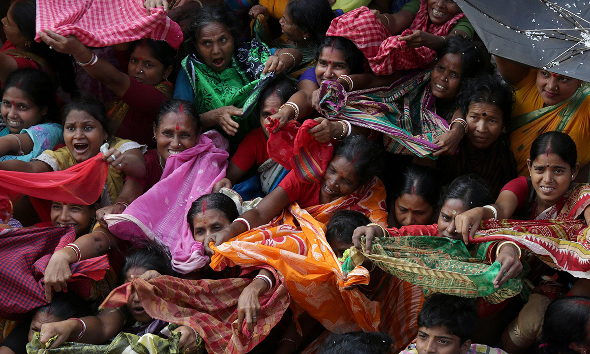 India, il riso per la lunga vita di Annakut