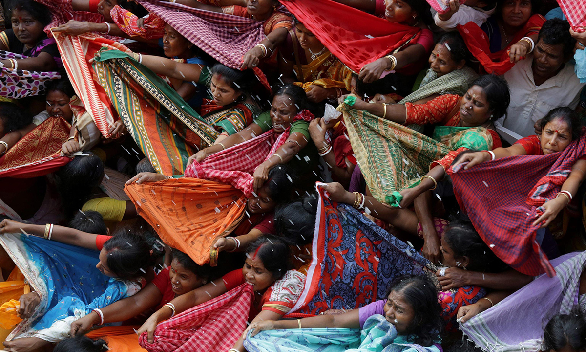 India, il riso per la lunga vita di Annakut