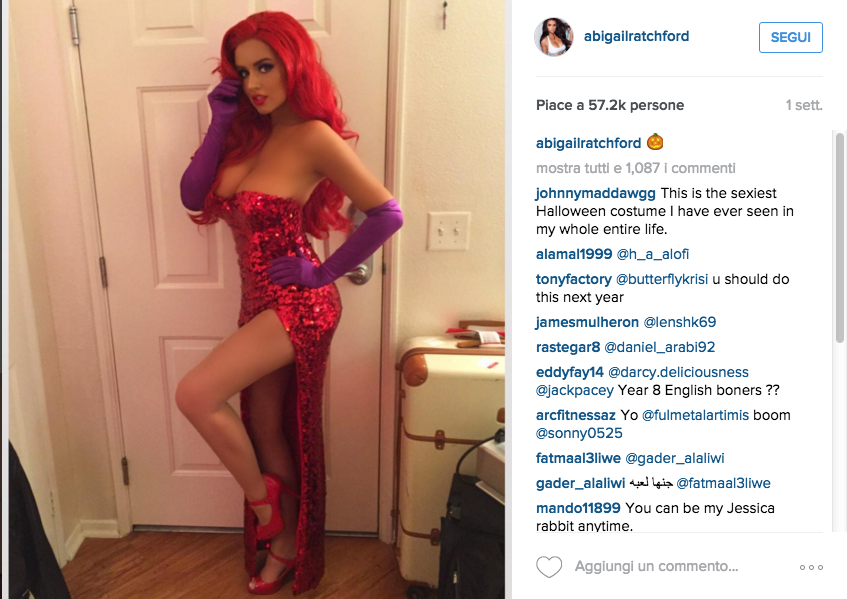 Abigail Ratchford s’ispira a Kim Kardashian Abigail Ratchford s’ispira a Kim Kardashian