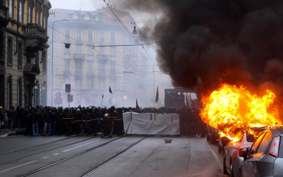 Expo: dieci arresti per gli scontri a Milano